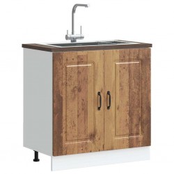 Sonata H Шкаф за мивка, Kalmar, старо дърво 80x46x81,5см инженерно дърво - Module Sonata