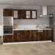 Sonata H Висящ шкаф Lyon опушен дъб 39,5x31x60 см Инженерно дърво