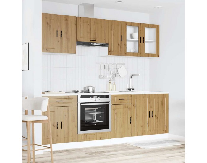 Sonata H Комплект кухненски шкафове от 8 части Kalmar, инженерно дърво