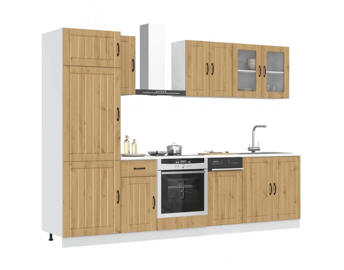 Sonata H Комплект кухненски шкафове от 8 части Kalmar, инженерно дърво
