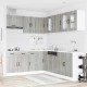 Sonata H Комплект кухненски шкафове от 11 части Kalmar, инженерно дърво