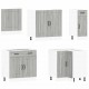 Sonata H Комплект кухненски шкафове от 11 части Kalmar, инженерно дърво