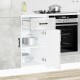 Sonata H Кухненски шкаф, Kalmar, бетонно сив, инженерно дърво