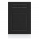 Sonata H Кухненски шкаф, Kalmar, черен, инженерно дърво