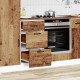 Sonata H Кухненски шкаф, Kalmar, старо дърво, инженерно дърво