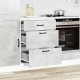 Sonata H Кухненски шкаф, Kalmar, бетонно сив, инженерно дърво