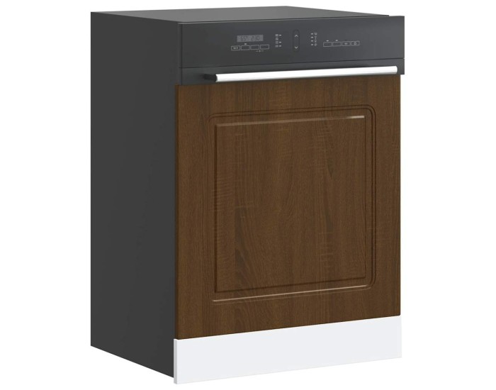 Sonata Panou pentru mașină de spălat vase Stejar maro 60x1,5x57 cm lemn prelucrat