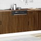 Sonata H Панел за съдомиялна машина, Kalmar, кафяв дъб, инженерно дърво