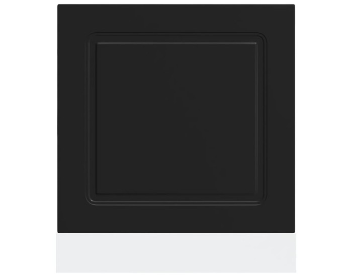 Sonata Panou pentru mașină de spălat vase Negru 60x1,5x57 cm lemn de prelucrare