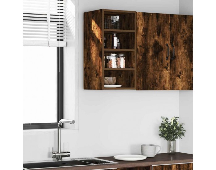 Sonata H Висящ шкаф Рига опушен дъб 30x29,5x60 см Инженерно дърво