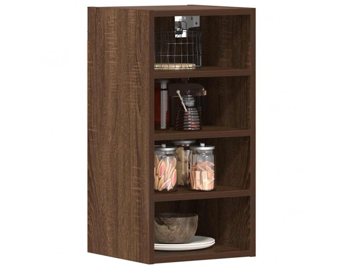 Sonata H Висящ шкаф Рига кафяв дъб 30x29,5x60 см, инженерно дърво