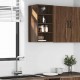 Sonata H Висящ шкаф Рига кафяв дъб 30x29,5x60 см, инженерно дърво