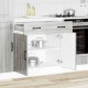 Sonata H Кухненски шкаф, Kalmar, сив сонома, инженерно дърво