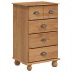 Sonata Comodă 5-Drawer ASKIM Maro 48,5 x 40 x 79 cm Lemn de pin masiv