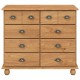 Sonata Comodă cu sertar ASKIM Maro 91 x 40 x 79 cm Lemn de pin masiv