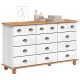 Sonata H Шкаф с чекмеджета с чекмедже ASKIM Бяло 79 x 40 x 133.5 см