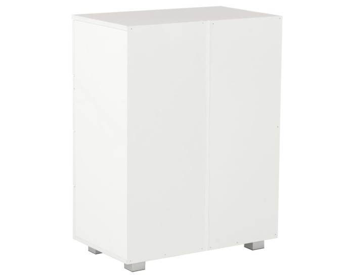 Sonata Dulap, alb extralucios, 60x35x80 cm, lemn prelucrat