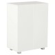 Sonata Dulap, alb extralucios, 60x35x80 cm, lemn prelucrat