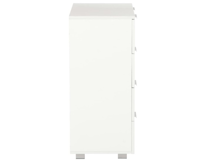 Sonata Dulap, alb extralucios, 60x35x80 cm, lemn prelucrat