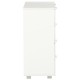 Sonata Dulap, alb extralucios, 60x35x80 cm, lemn prelucrat