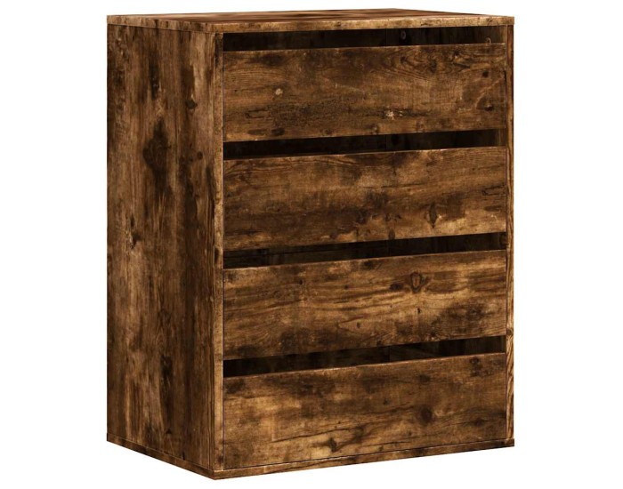 Sonata Dulap colț cu sertare stejar fumuriu 60x41x76 cm lemn prelucrat