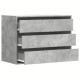 Sonata Dulap colț cu sertare gri beton 80x41x58 cm lemn prelucrat