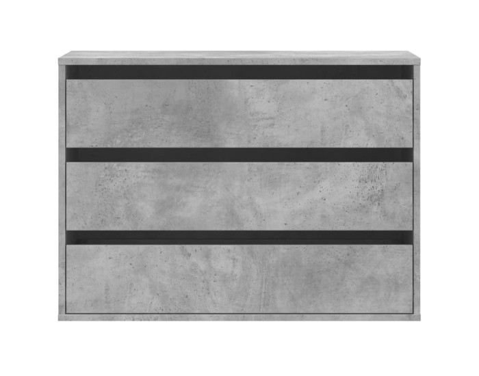 Sonata Dulap colț cu sertare gri beton 80x41x58 cm lemn prelucrat