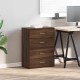 Sonata H Шкафове с 2 чекмеджета 2бр кафяв дъб 60x31x40см инженерно дърво