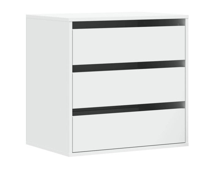 Sonata Dulap colț cu sertare alb 60x41x58 cm lemn prelucrat