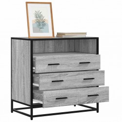 Sonata H Шкаф с чекмеджета Grey Sonoma 70x41x70 cm Инженерна дървесина - Comode