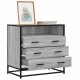 Sonata H Шкаф с чекмеджета Grey Sonoma 70x41x70 cm Инженерна дървесина