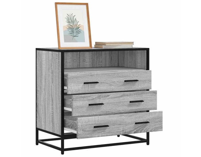 Sonata Dulap cu sertar, gri sonoma, 70x41x70 cm, lemn prelucrat