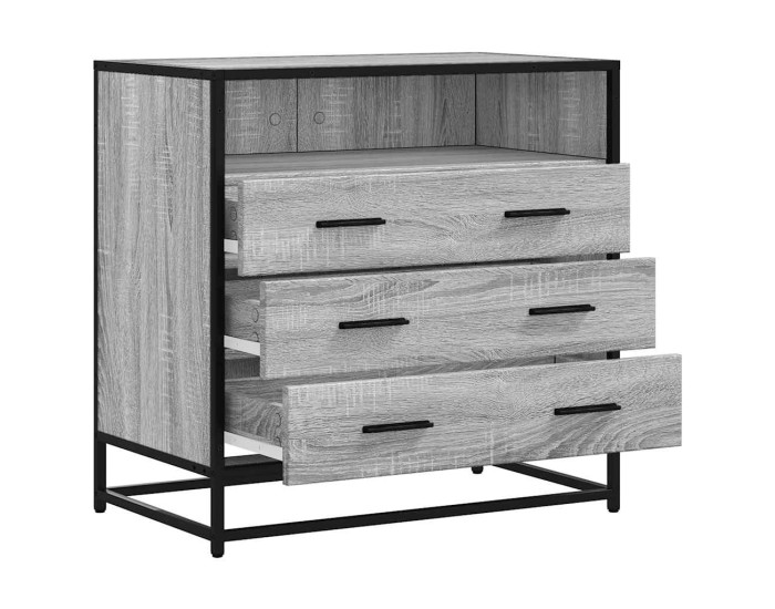 Sonata Dulap cu sertar, gri sonoma, 70x41x70 cm, lemn prelucrat