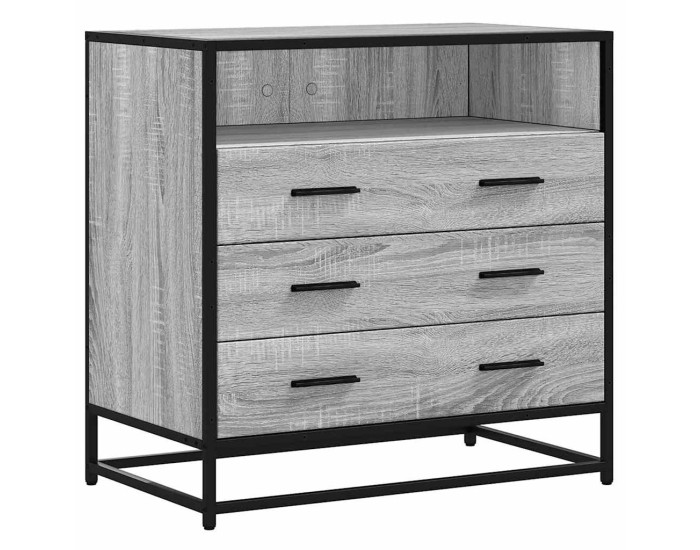 Sonata Dulap cu sertar, gri sonoma, 70x41x70 cm, lemn prelucrat