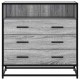 Sonata Dulap cu sertar, gri sonoma, 70x41x70 cm, lemn prelucrat