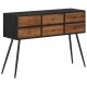 Sonata H Конзолна маса с чекмеджета 116x30x76 см регенериран тик масив