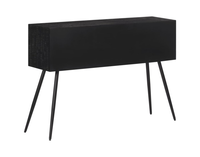 Sonata Masă consolă cu sertare, 116x30x76 cm, lemn masiv tec reciclat