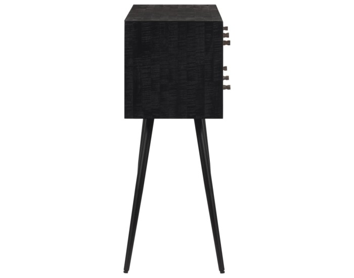 Sonata Masă consolă cu sertare, 116x30x76 cm, lemn masiv tec reciclat