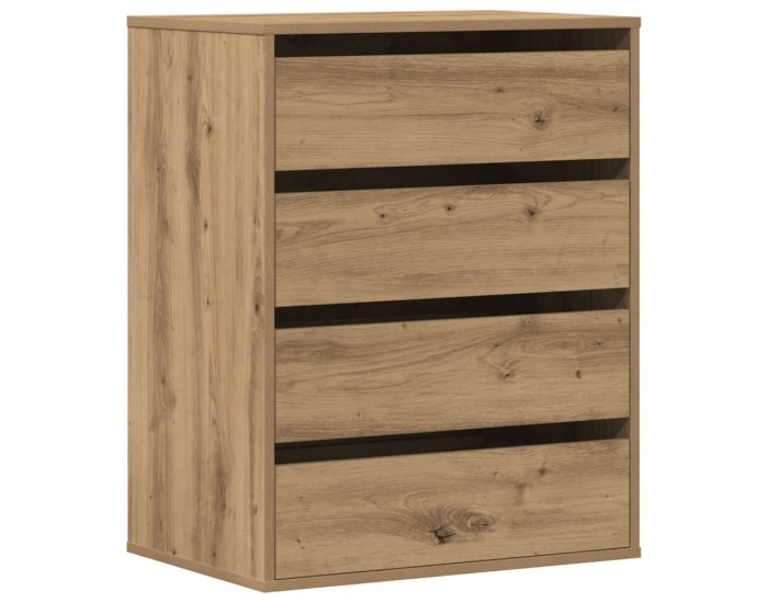 Sonata Dulap colț sertare stejar artizanal 60x41x76 cm lemn prelucrat