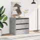 Sonata H Ъглов скрин с чекмеджета бетонно сив 60x41x58см инженерно дърво