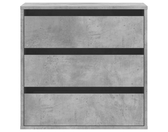 Sonata H Ъглов скрин с чекмеджета бетонно сив 60x41x58см инженерно дърво