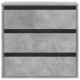 Sonata Dulap colț cu sertare gri beton 60x41x58 cm lemn prelucrat