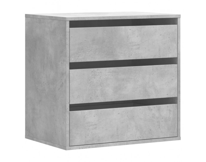 Sonata H Ъглов скрин с чекмеджета бетонно сив 60x41x58см инженерно дърво