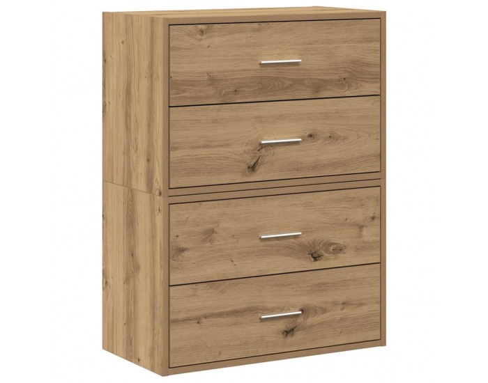 Sonata H Шкафове с 2 чекмеджета 2 бр 60x31x40 см инженерно дърво