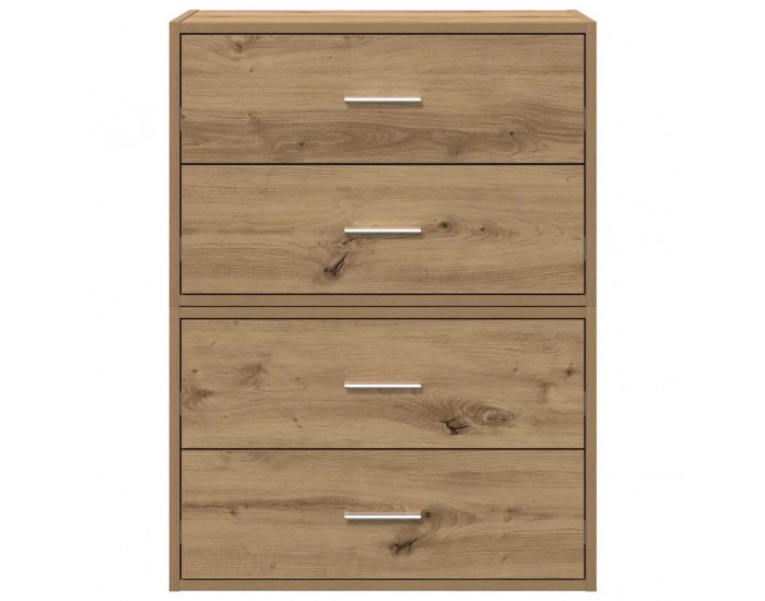 Sonata H Шкафове с 2 чекмеджета 2 бр 60x31x40 см инженерно дърво