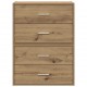 Sonata H Шкафове с 2 чекмеджета 2 бр 60x31x40 см инженерно дърво