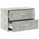 Sonata H Шкаф с 2 чекмеджета бетонно сив 60x31x40 см инженерно дърво