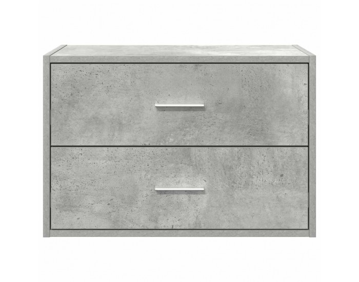 Sonata H Шкаф с 2 чекмеджета бетонно сив 60x31x40 см инженерно дърво