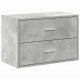 Sonata H Шкаф с 2 чекмеджета бетонно сив 60x31x40 см инженерно дърво