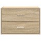 Sonata H Шкаф с 2 чекмеджета дъб сонома 60x31x40 см инженерно дърво